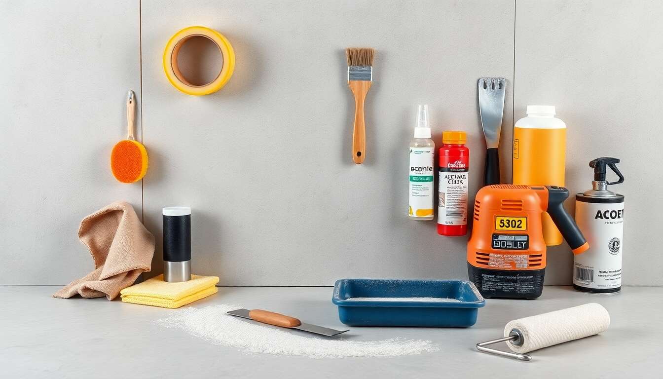 Guide pratique : appliquer du béton ciré sur carrelage mural