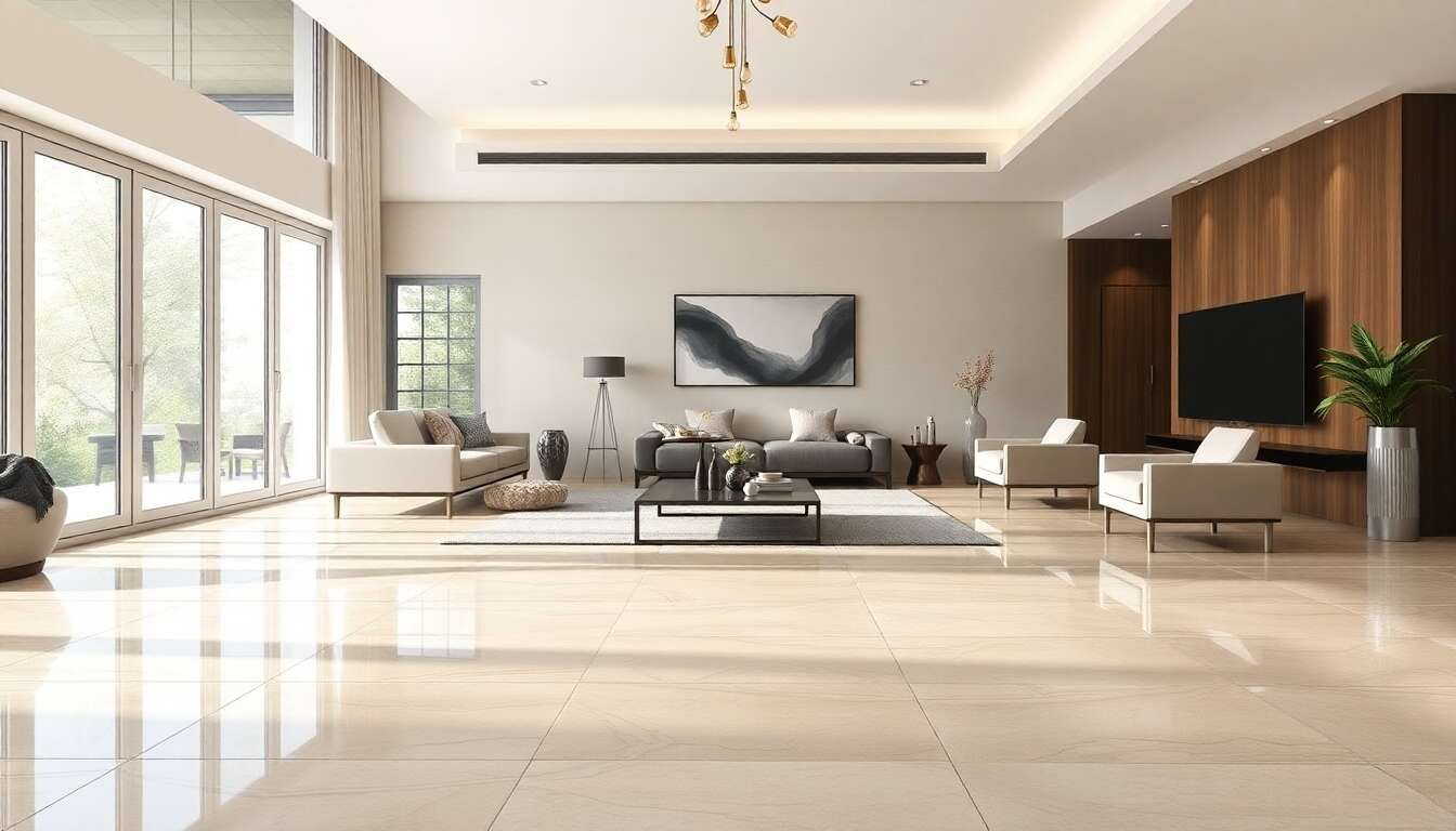 Carrelage XXL au sol : guide pratique