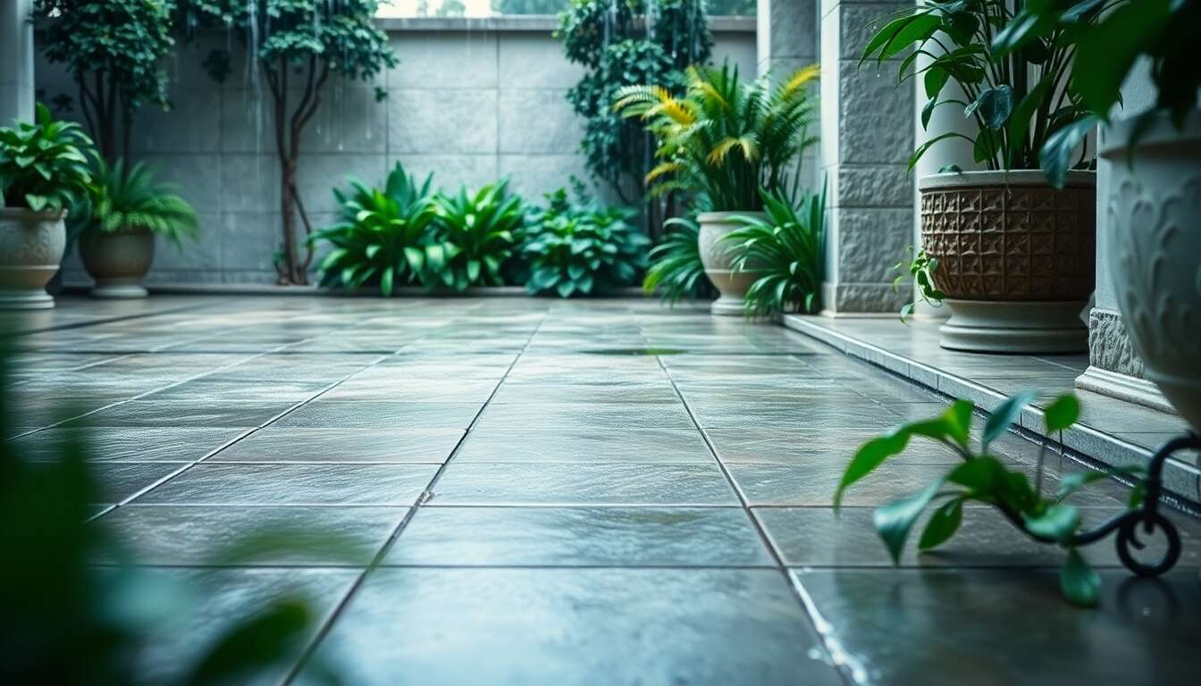 Protégez votre carrelage extérieur des sinistres