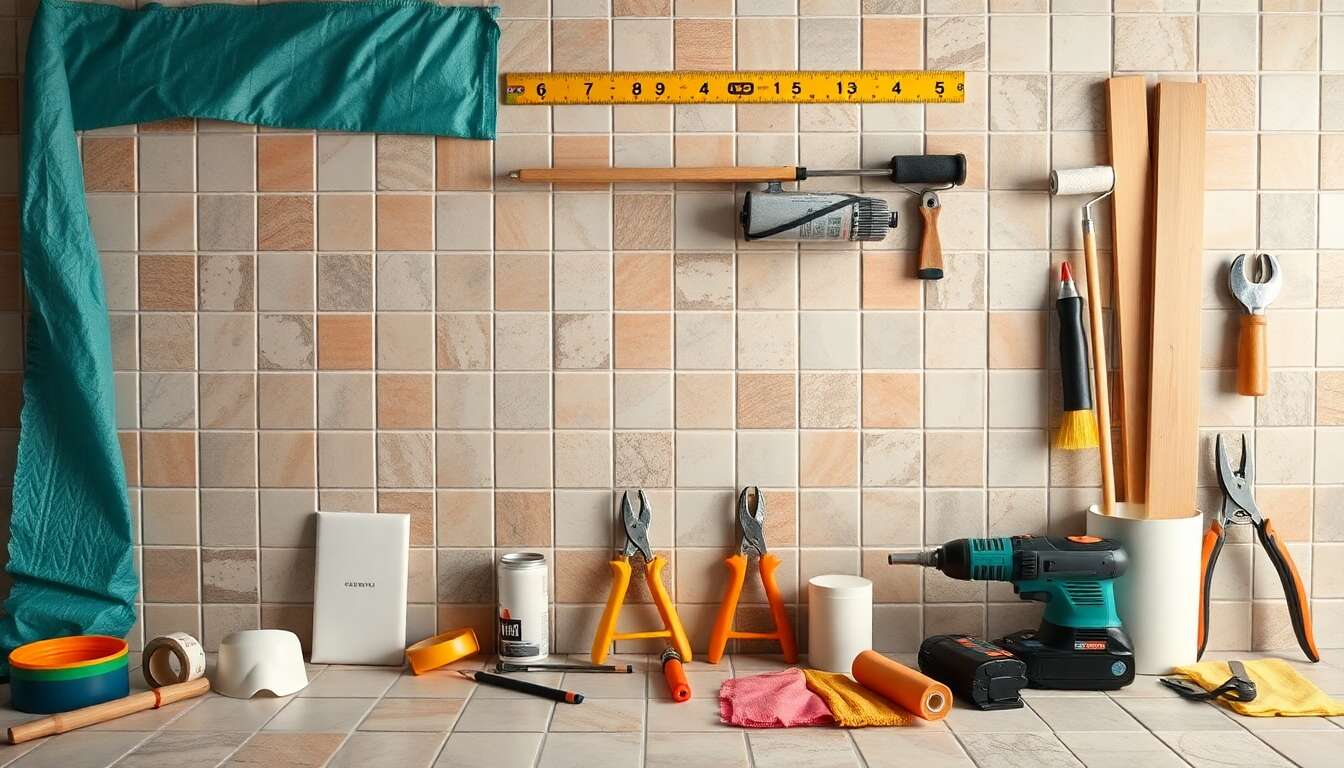 Guide pratique : poser du carrelage mural de toutes tailles