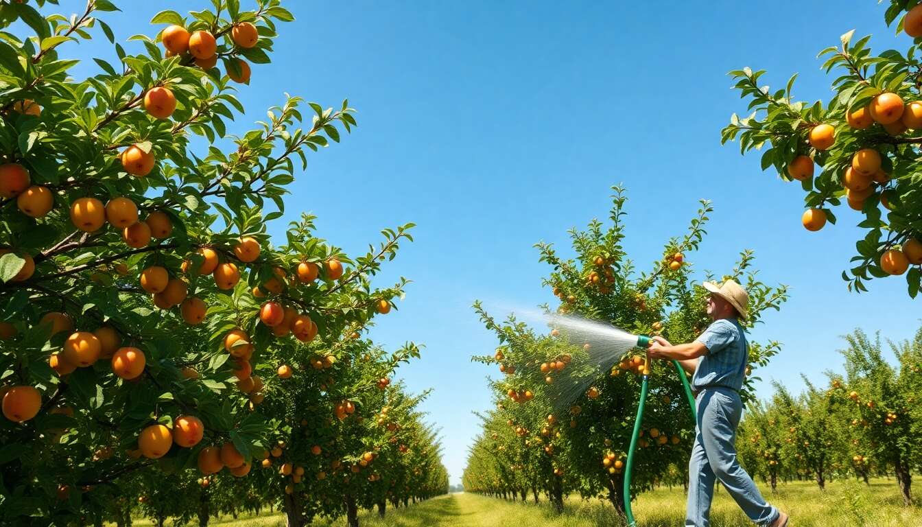 Prendre soin des fruitiers et adapter l'arrosage en été Prendre soin des fruitiers et adapter l'arrosage en été