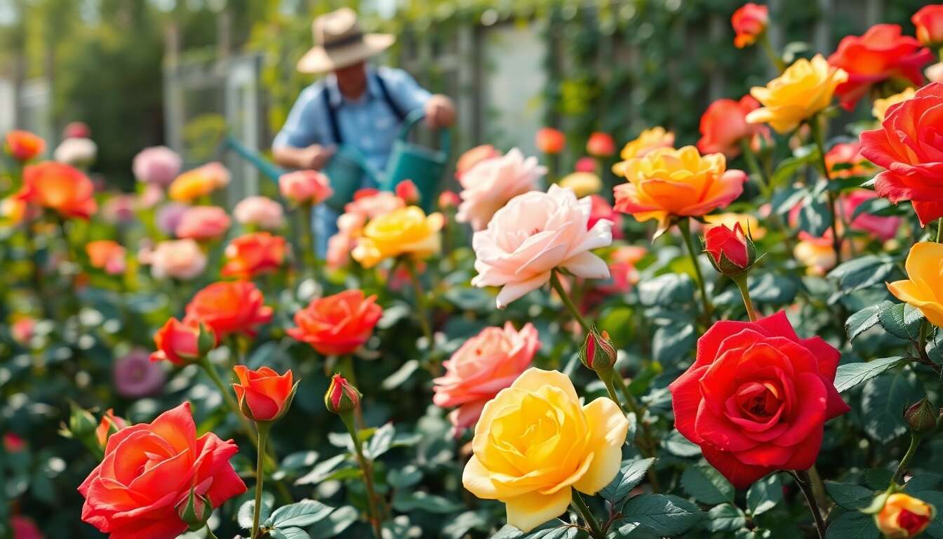 Entretenir les rosiers pour des fleurs éclatantes Entretenir les rosiers pour des fleurs éclatantes
