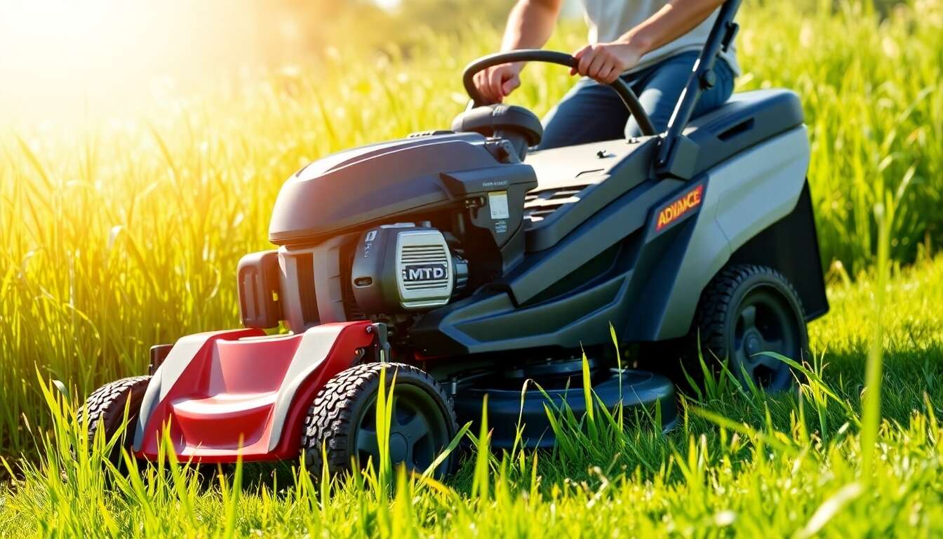 Tondeuse Thermique MTD Advance 53 SPKV HW : solution 4 en 1 Tout-Terrain