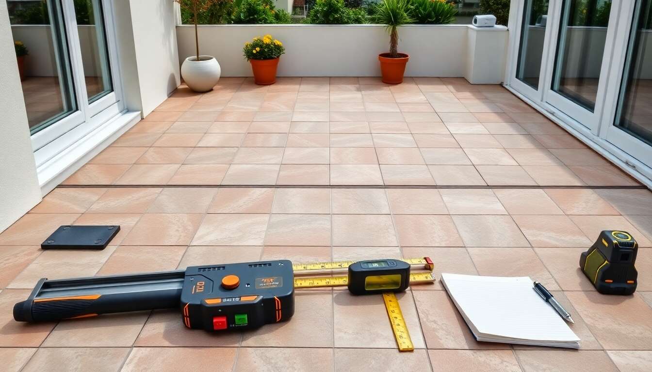 Créer une terrasse en carrelage sur plot : guide pratique