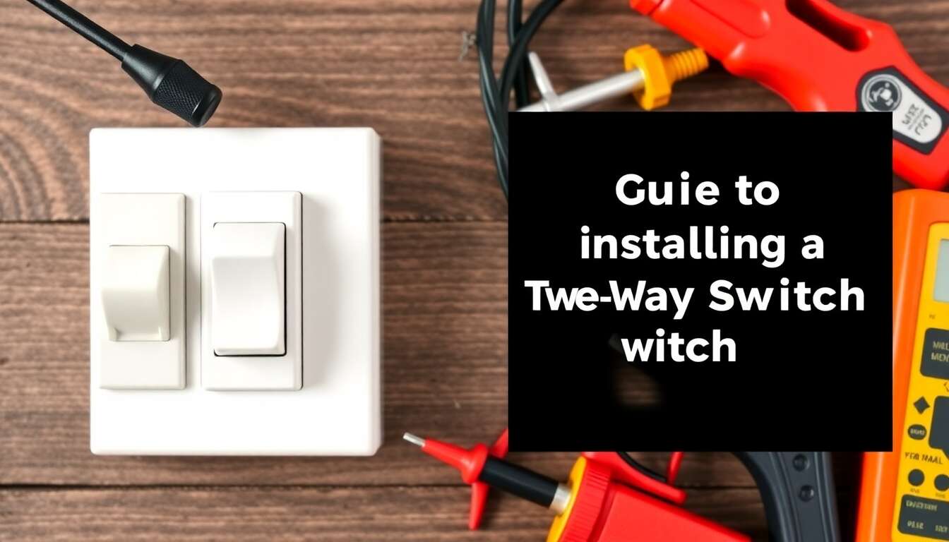 Guide d'installation d'un interrupteur va-et-vient