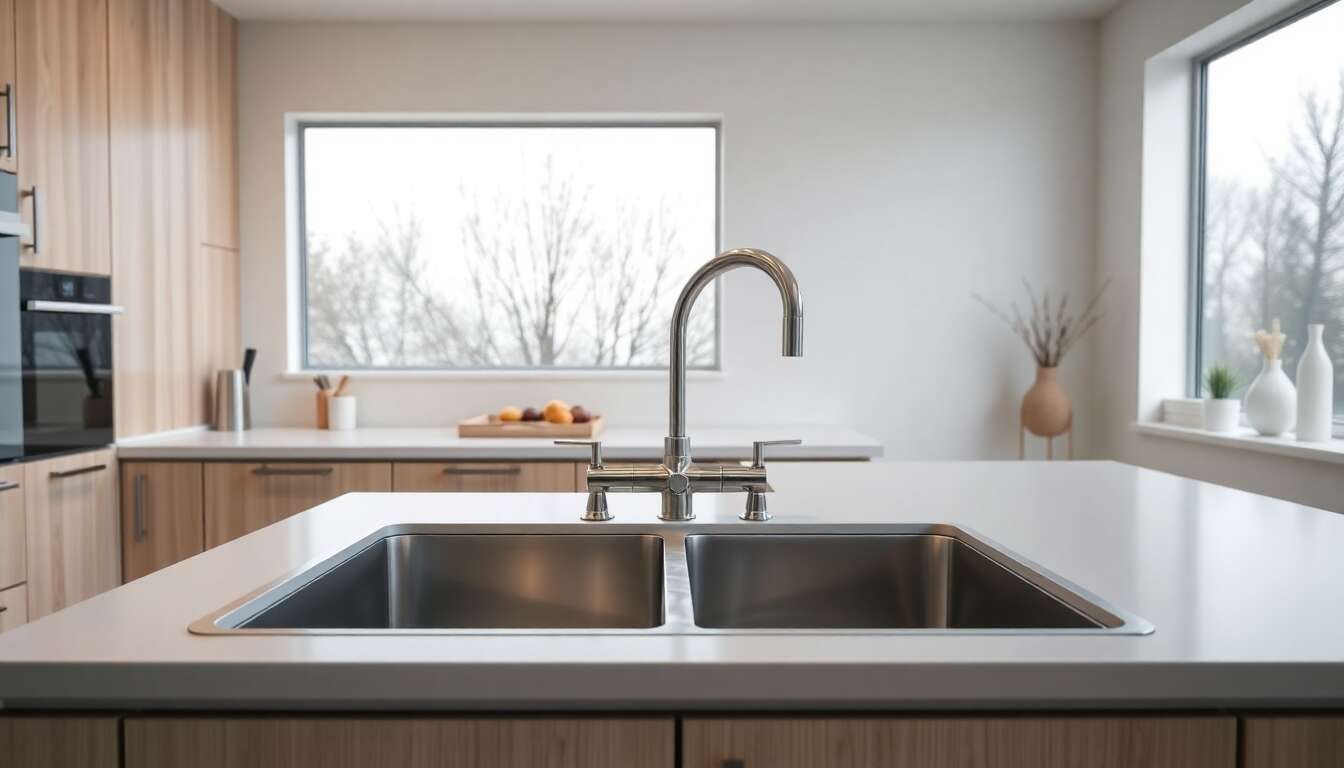 Les raisons de choisir un évier double cuve Les raisons de choisir un évier double cuve