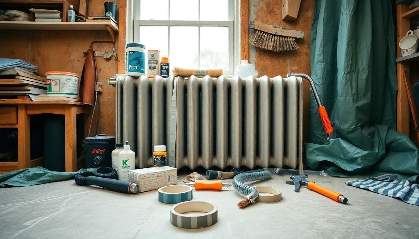 Comment rénover un radiateur en fonte ?