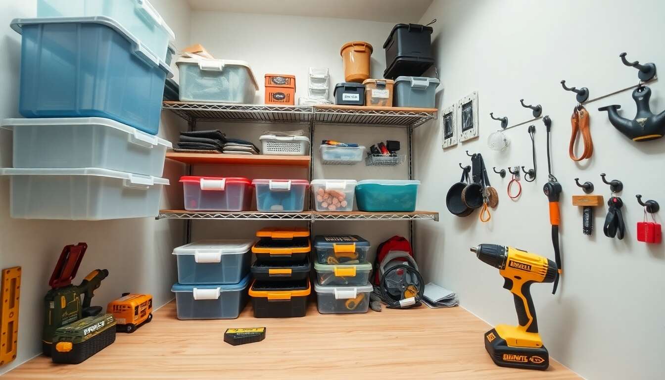 Comment optimiser le rangement de ses accessoires de bricolage ?