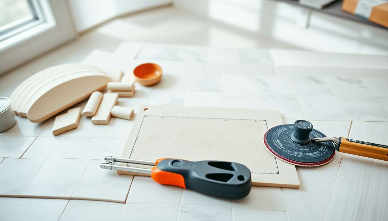 Poser du carrelage courbe : guide pratique