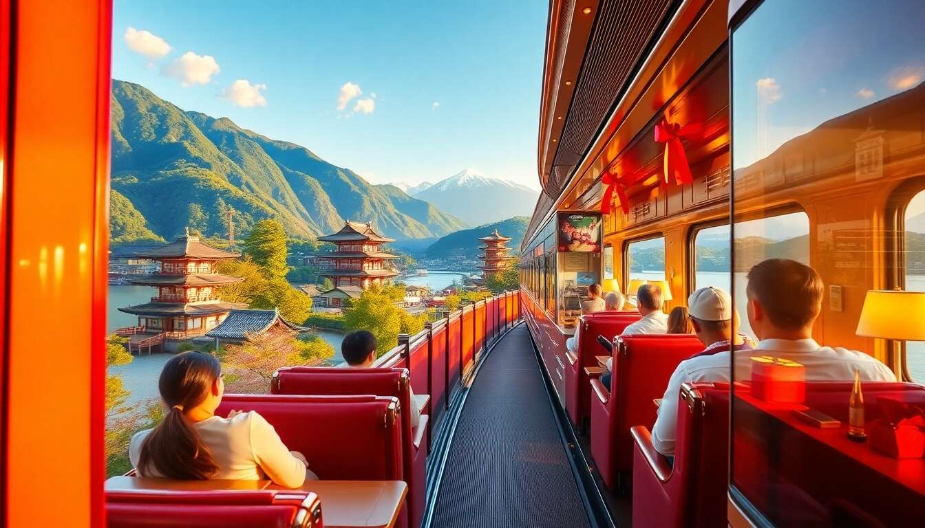 Itinéraire et paysages traversés par le seven stars Itinéraire et paysages traversés par le seven stars