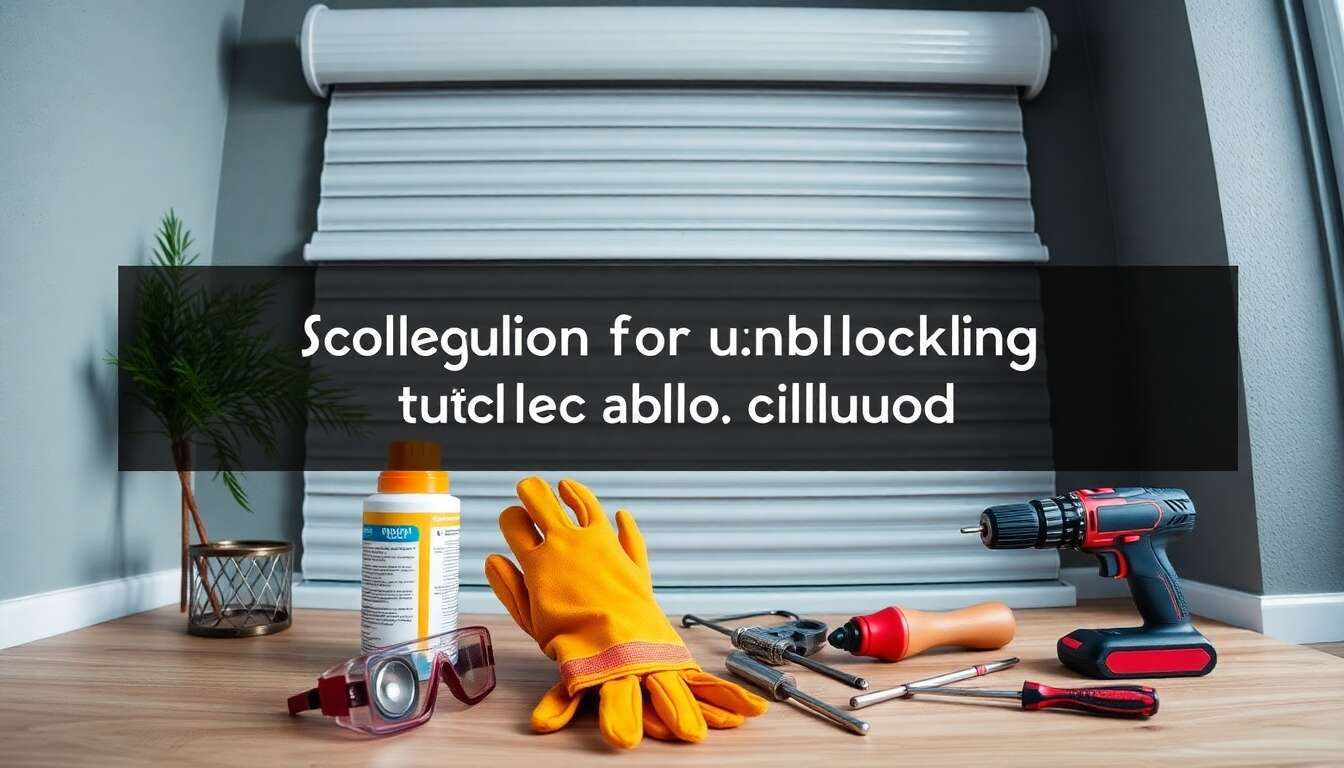 Solutions pour débloquer un volet roulant bloqué